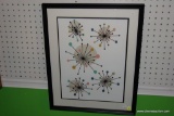 FRAMED AND MATTED MID CENTURY PRINT 42