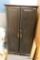 BLACK STORAGE ARMOIRE