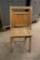 PAIR OF WOODEN FOLDING CHAIRS