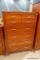 BASSETT TALL CHEST OF DRAWERS