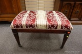 VINTAGE RED/CREAM BENCH SEAT