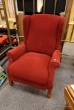 RED WINGBACK CHAIR