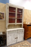 CHIPPY PAINTED FARMHOUSE CABINET