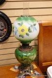 VINTAGE HAND PAINTED LAMP