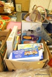 BOX LOT OF ASSORTED CHILDREN'S ITEMS