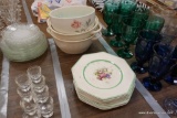 PLATES AND BOWLS TABLE LOT