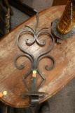 WROUGHT IRON WALL SCONCE