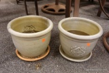 PAIR OF PLANTERS