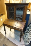 VINTAGE SECRETARY WITH HUTCH