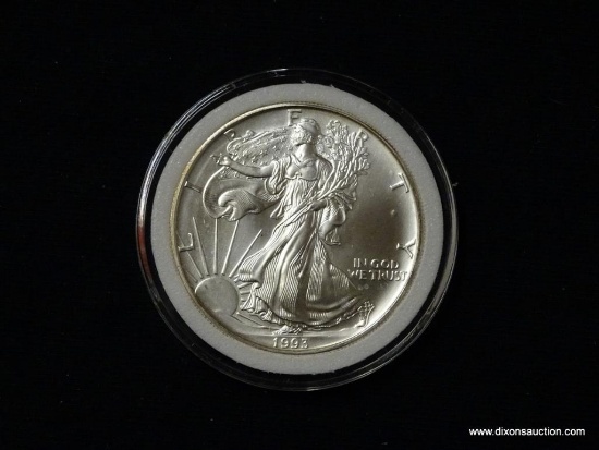 1993 SILVER AMERICAN EAGLE, UNCIRCULATED