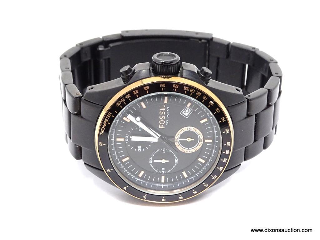 Awesome Men's Fossil Chronograph CH-2619 10 ATM | Proxibid