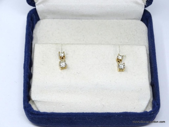 14K Diamond Earrings