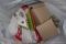 (MO) 2 BAG MYSTERY LOT OF ASSORTED CHRISTMAS ORNAMENTS AND DECORATIONS