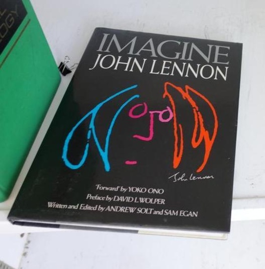 (MLR) "IMAGINE" BY JOHN LENNON; HARDBACK BOOK, BASED ON THE WARNER BROTHERS MOTION PICTURE,