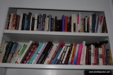(MBR) BOOK LOT; INCLUDES BOOKS FROM TOP 2 SHELVES on left and right side OF BUILT-INS near MASTER