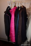 (MO) WOMENS OUTERWEAR; LOT OF 7 PIECES. INCLUDES WARM UP JACKET, PARKA, PUFFER COAT, WINDBREAKER,