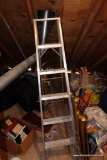 (ATT) LADDER; 6 FT ALUMINUM STEP LADDER