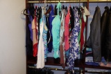 (CLO1) LADIES SWIMWEAR LOT; 22 ASSORTED BATHING SUITS, SIZES 4 TO 6 IN WOMENS OR SMALL. MOST ARE ONE