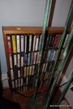 (BO) CASSETTE TAPE SHELF; 5 SHELF CASSETTE TAPE SHELF STORAGE UNIT: 18 IN X 3 IN X 24 IN WITH