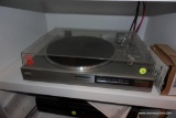 (BO) SONY TURNTABLE; SONY DIRECT DRIVE FULLY AUTOMATIC STEREO TURNTABLE SYSTEM. MODEL PS-LX410.