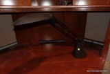 (BO) LAMP; SWIVEL ARM LAMP. BLACK IN COLOR: 19 IN TALL
