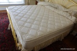 (BBR) KING SIZE MATTRESS/BOX SPRINGS; ORIGINAL MATTRESS FACTORY KING SIZE ORTHOPEDIC PILLOW TOP