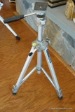 (REC) VELBON CAMERA TRIPOD; SILVER IN COLOR, MODEL #VGB3, FULLY ADJUSTABLE, WORKS GREAT.