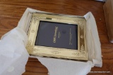 (REC) VINTAGE PHOTO FRAME LOT; SET OF GIFT WORTHY AND HIGH QUALITY PHOTO FRAMES IN BOXES, TOTAL OF 3