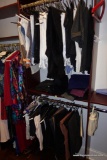 (CLO2) CLOSET PANTS LOT; OVER 50 PAIRS OF LADIES VELVET PONTE PANTS, WORKOUT PANTS, YOGA PANTS,