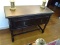 (LR) VINTAGE MAHOGANY GRAND RAPIDS FURN. JACOBEAN STYLE SERVER CIRCA 1920'S- DOVETAIL DRAWER WITH