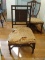 (BED 3) ANTIQUE MAHOGANY VICTORIAN CARVED BACK CHAIR- 19