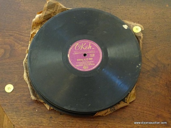 (LR) LOT OF VINTAGE 78 RPM RECORDS FOR OLD VICTROLA- CONNIE BOSWELL, DICK HAYMES, ETC.