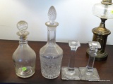 (LR) 4 PCS. OF GLASS- PR. OF 7