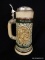 VINTAGE BEER STEIN; HANDCRAFTED BY CERAMARTE OF BRAZIL FOR AVON. MADE IN 1978, NUMBERED I 34480.