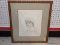 (DIS) ART SKETCH; FRAMED ARTIST SKETCH BY EDNA HIBEL. NUMBERED 36/315, SIGNED BY THE LATE ARTIST IN