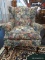 PENNSYLVANIA HOUSE FLORAL WINGBACK CHAIR; FROM THE MANOR COLLECTION COMES THIS LOVELY FLORAL QUEEN
