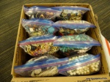 (TAB) DEALERS BOX LOT; INCLUDES COSTUME JEWELRY CONTENTS OF NECKLACES