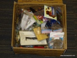 DEALERS BOX LOT; INCLUDES COSTUME JEWELRY CONTENTS OF EARRINGS, NECKLACES AND RINGS