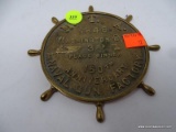 (D6) VTG NAVAL GUN FACTORY 3RD PRIZE MEDAL PLAQUE; DATED 1949 AND IS IN VERY GOOD CONDITION FOR ITS