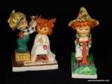 (DIS) REDHEAD HUMMEL FIGURINES; PAIR OF THE POPULAR GOEBEL PORCELAIN FIGURINES BY ARTIST CHARLOTTE