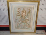 (DIS) ARTWORK; FRAMED AND NUMBERED LITHOGRAPH BY ARTIST EDNA HIBEL; NUMBERED I 80/140- ED 315. IMAGE