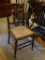 (LRM) ANTIQUE WALNUT VICTORIAN CANE BOTTOM SIDE CHAIR- REFINISHED AND RE-CANED READY FOR THE HOME-