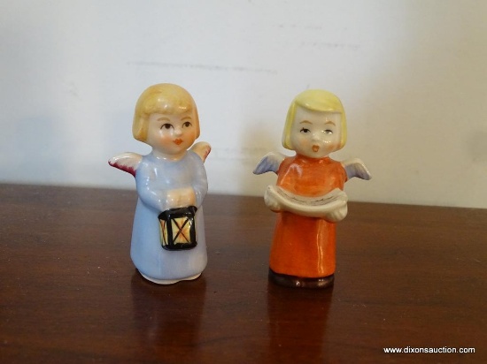 (ENTRANCE HALLWAY) PR. OF 2"H GOEBEL ANGEL FIGURINES WITH BEE MARK