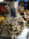 (DR) LARGE FLORAL AND CANDLE CENTERPEICE-12