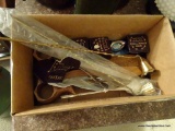 (HALL) BOX LOT CONTAINING 4 MINIATURE STERLING SALT AND PEPPER SHAKERS WITH ORIGINAL BOXES, STERLING