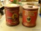 (DEN) 2 ANTIQUE ADVERTISING TOBACCO TINS- BOTH UNION LEADER- ONE IS AN EARLIER BRAND-UNCLE SAM