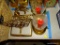 (DEN) ASSORTED BRASS LOT: BIBLE STAND, MINIATURE DUCK, CRAB ASHTRAY WITH MONOGRAMMED 