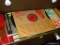 (DEN) DRAWER LOT: RED BANNER WITH AN EAGLE, VINTAGE VICTOR RECORDS (3 TOTAL): ROAMIN' IN THE