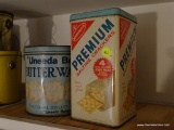 (KIT) 2 ANTIQUE CRACKERS TINS- UNEEDA- NATIONAL BISCUIT CO.-7