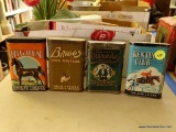 (DEN) 4 ANTIQUE TOBACCO ADVERTISING TINS- KENTUCKY CLUB- BLOCH BROS- WHEELING, WV. ( MINOR PAINT